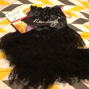 Afro Kinky Curly Natural Clip-In Hair Extensions